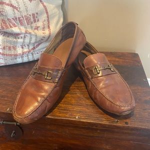 Men’s Cole Hann Buckle Loafers - Tan